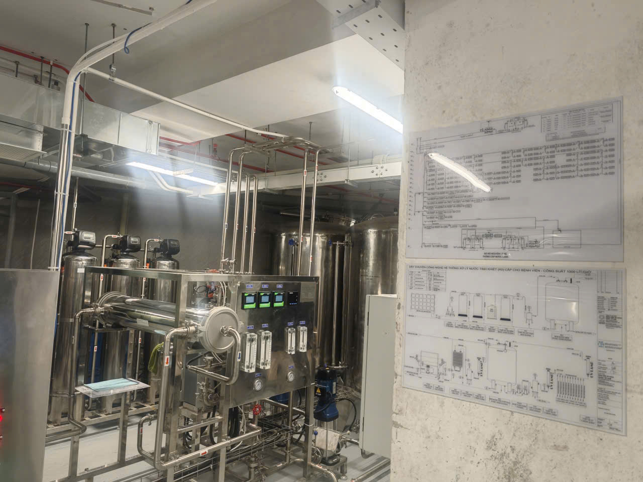 Hệ thống RO hiện đại được ứng dụng rộng rãi trong bệnh viện và cơ sở y tế