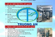Tuyển dụng nhân sự Trường An