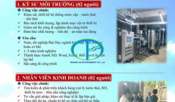 Tuyển dụng nhân sự Trường An